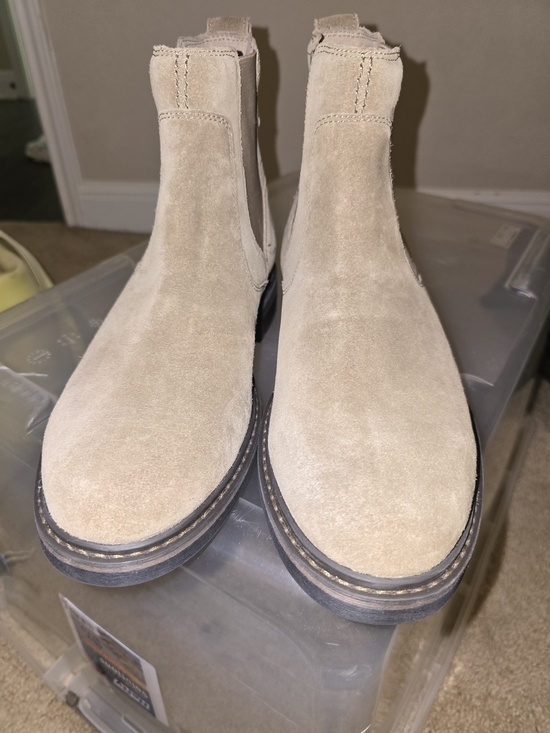 Clarks Other - Clarks Men's Taupe Suede Chelsea Pull On Boot Never Been Worn